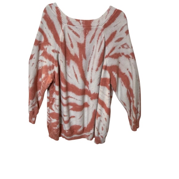 Wonderly Pullover V-Neck Tie Dye Style Sweater 4X - Picture 6 of 15